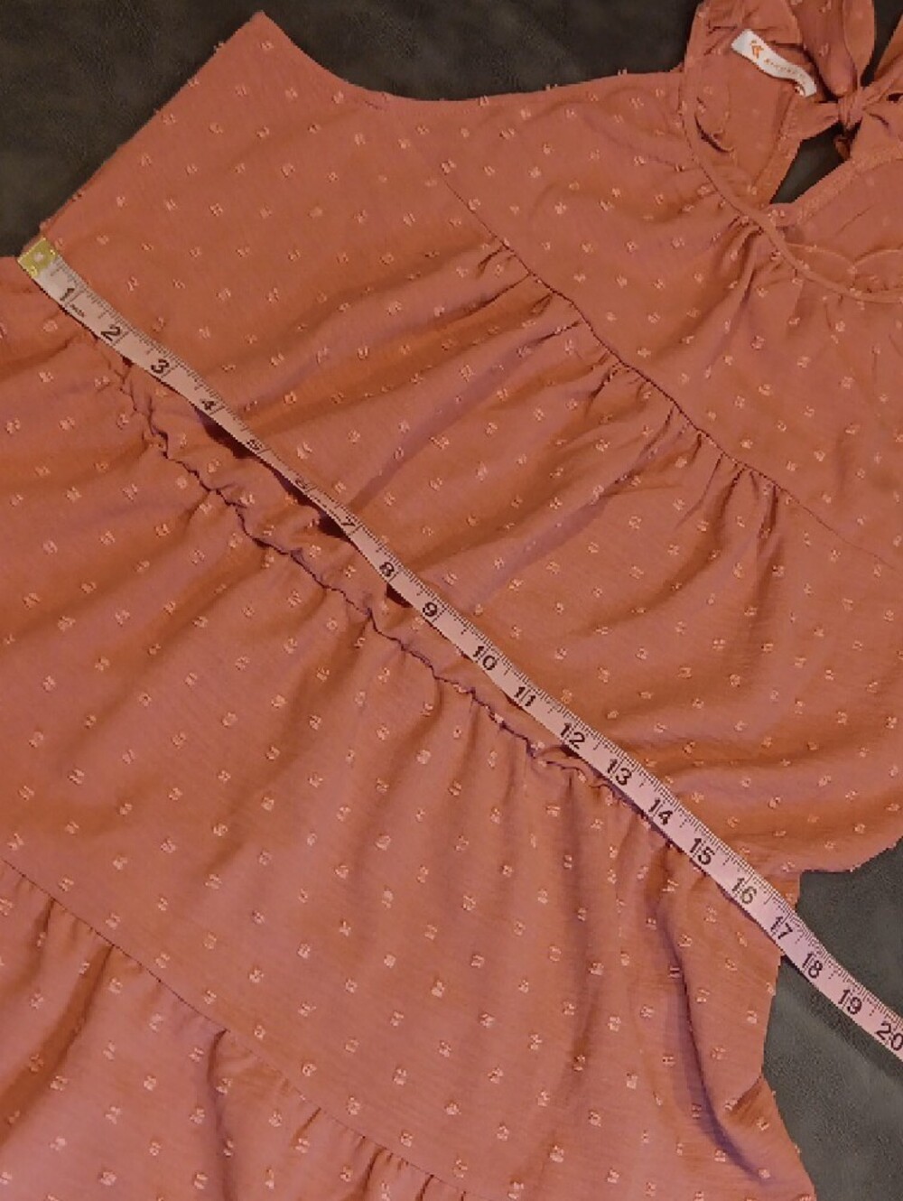 Halter Tiered Mini Dress in Mauve Pink - Picture 13 of 14